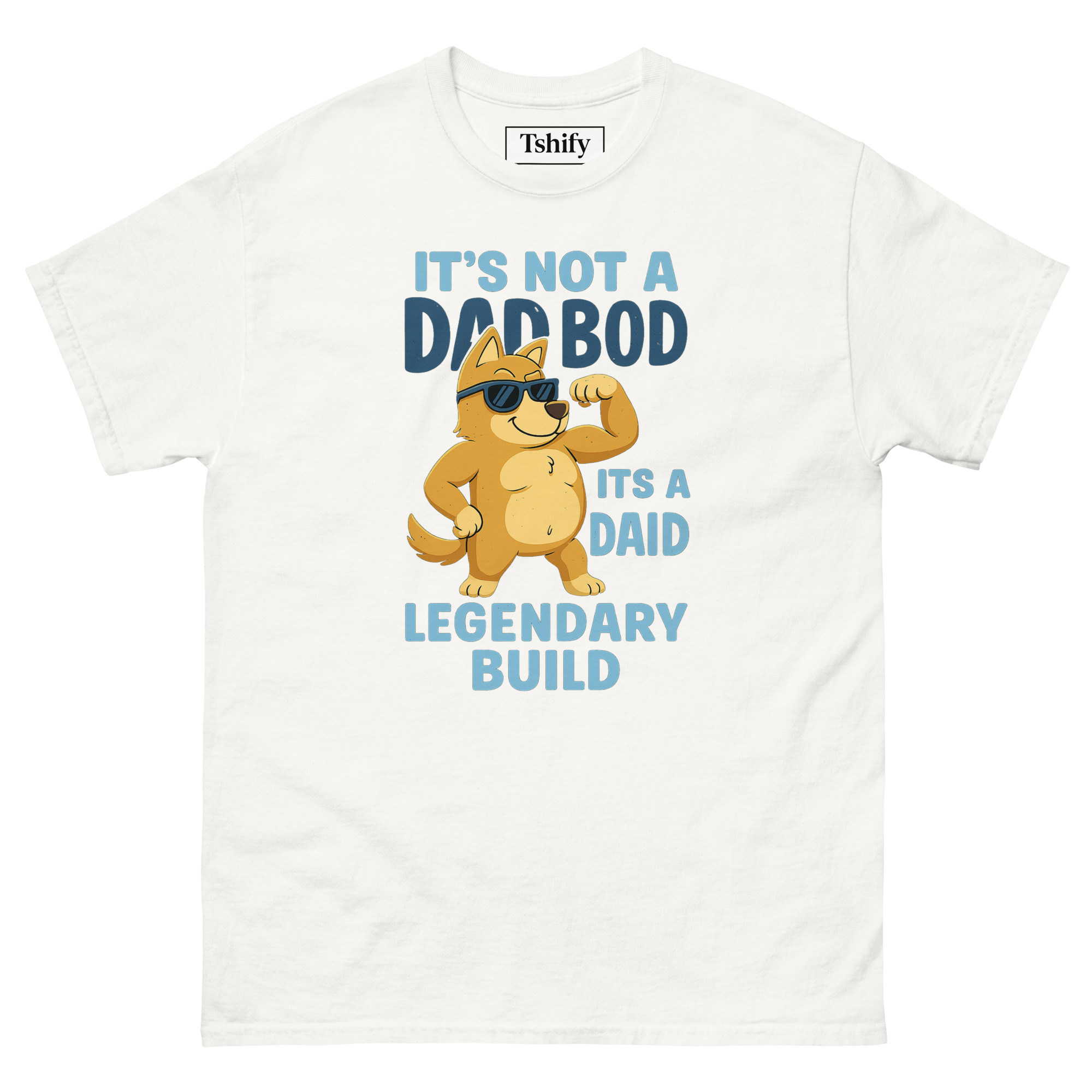 Legendary dad bod build - white